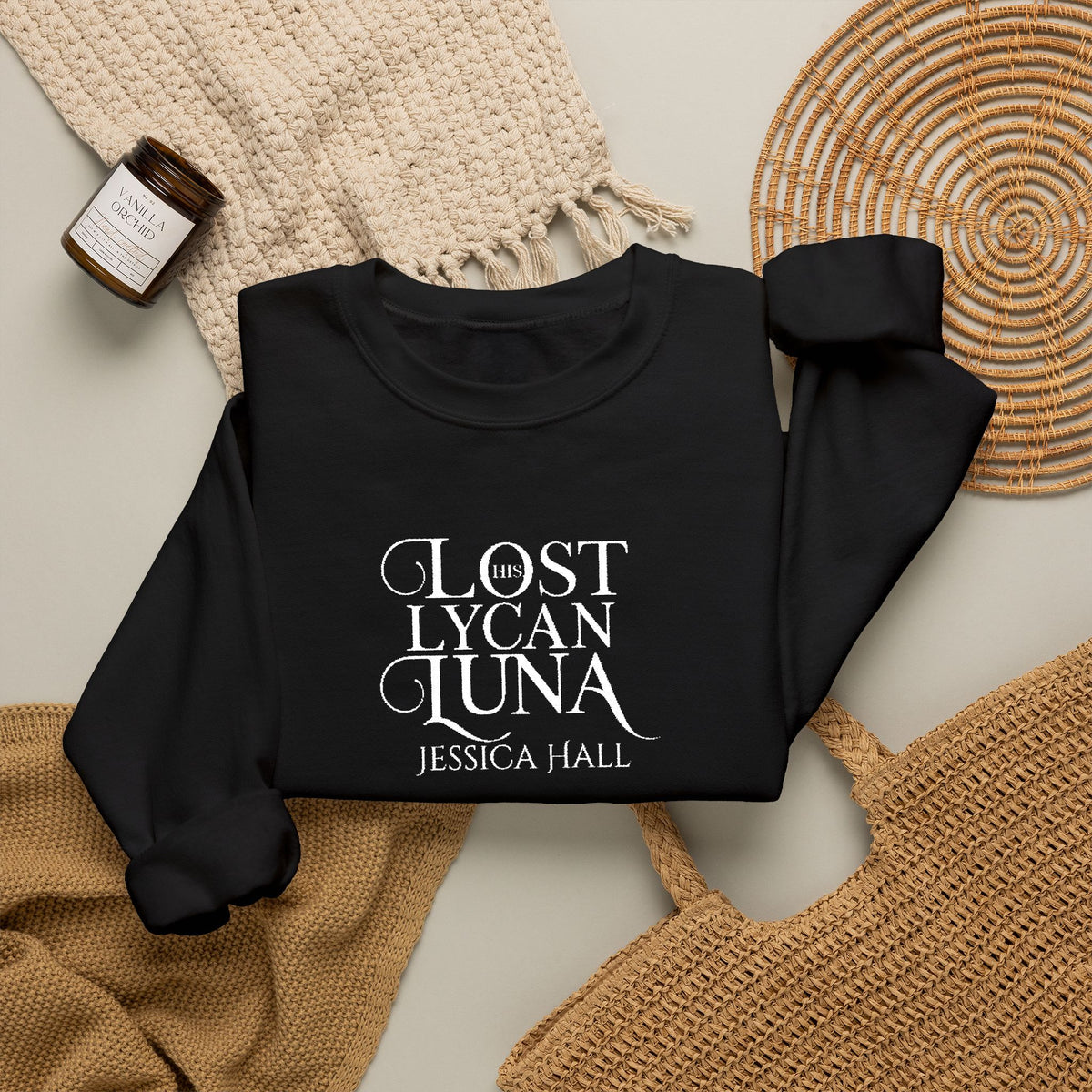 His Lost Lycan Luna Sweatshirt | Embroidered Crewneck