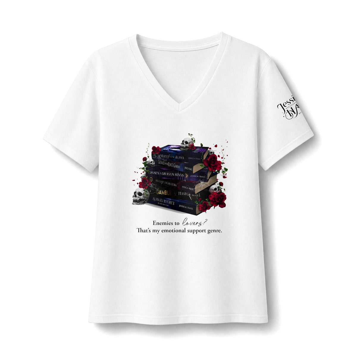 Emotional Support Genre V-Neck | Women's Relaxed Fit Tee