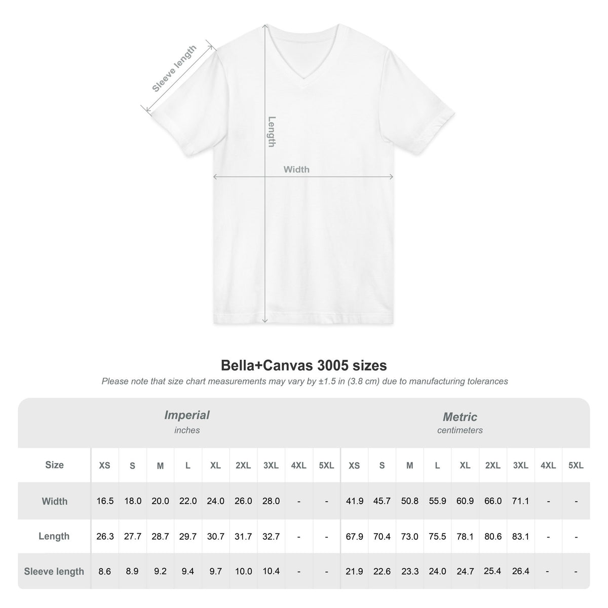 Standards: Fictional, Unstable & Armed V-Neck | Unisex Fit Tee