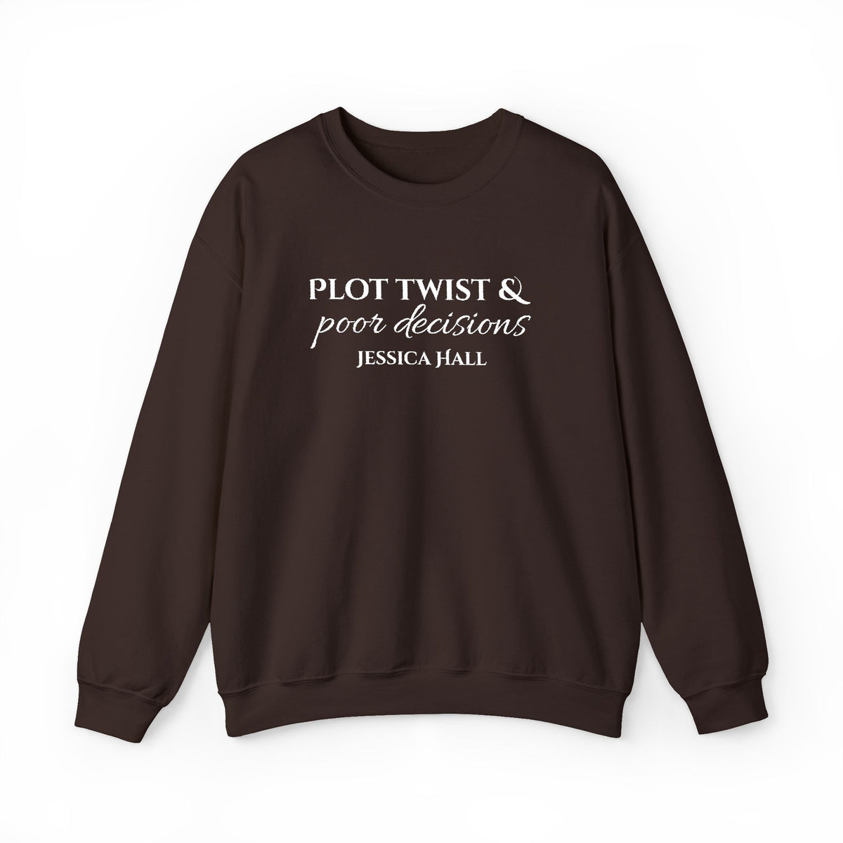 Plot Twist & Poor Decisions sweatshirt | Embroidered Crewneck