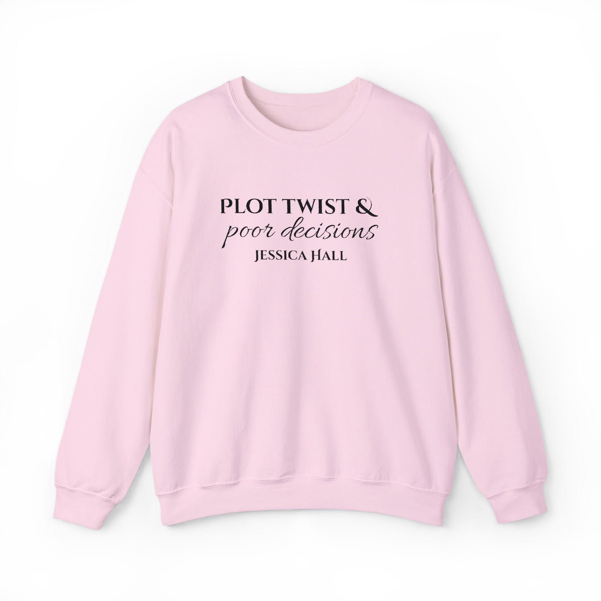 Plot Twist & Poor Decisions sweatshirt | Embroidered Crewneck
