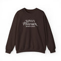 Alpha's Possession Sweatshirt | Embroidered Crewneck