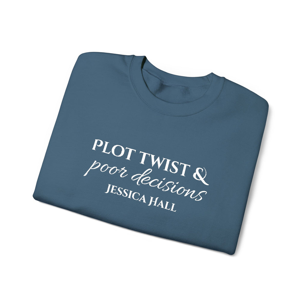 Plot Twist & Poor Decisions sweatshirt | Embroidered Crewneck