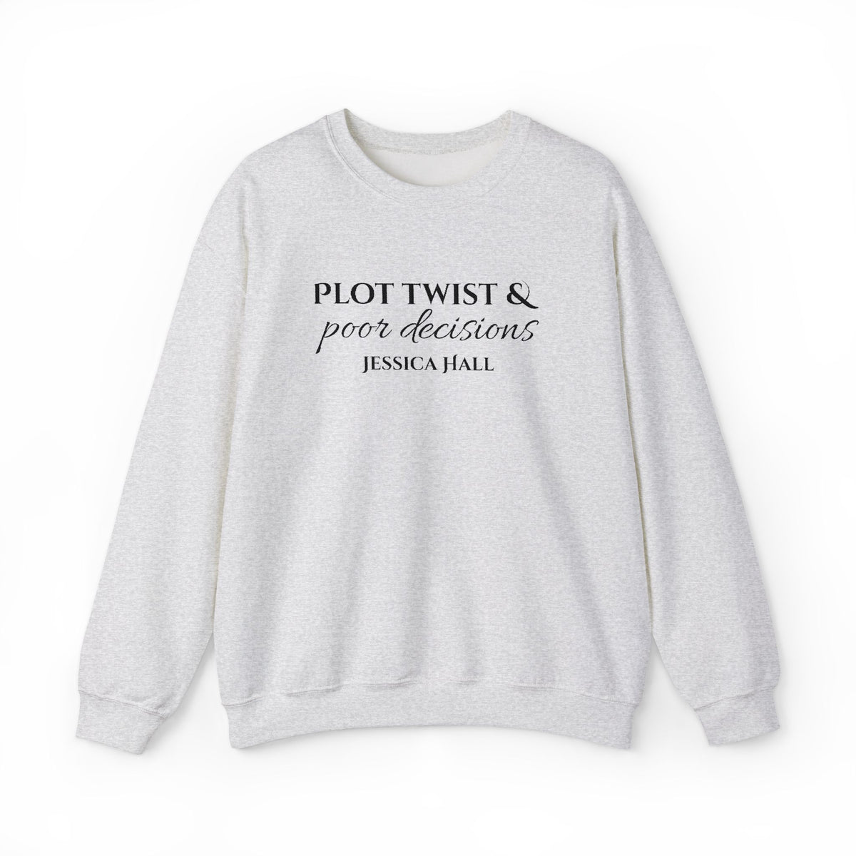 Plot Twist & Poor Decisions sweatshirt | Embroidered Crewneck