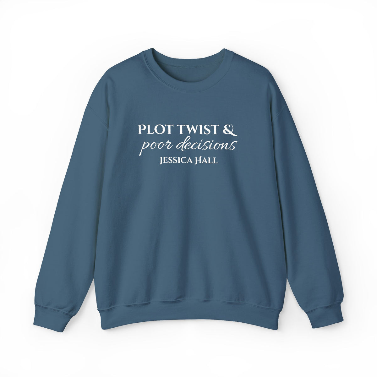 Plot Twist & Poor Decisions sweatshirt | Embroidered Crewneck