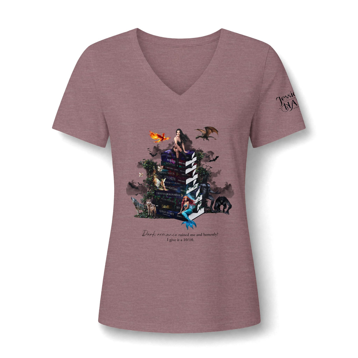Dark Romance 10/10 V-Neck | Women's Fit Tee