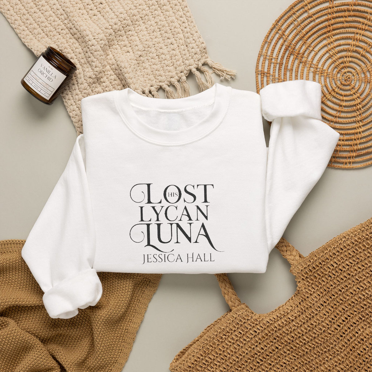 His Lost Lycan Luna Sweatshirt | Embroidered Crewneck