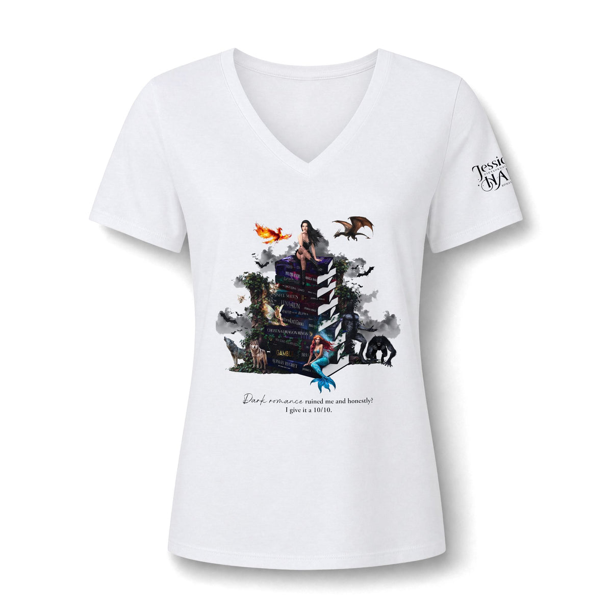 Dark Romance 10/10 V-Neck | Women's Fit Tee