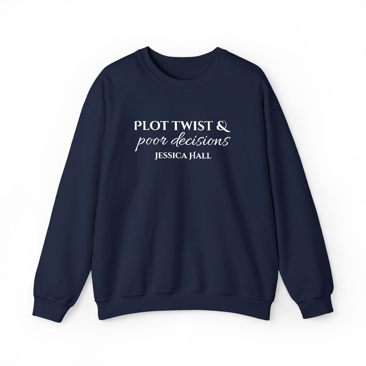 Plot Twist & Poor Decisions sweatshirt | Embroidered Crewneck