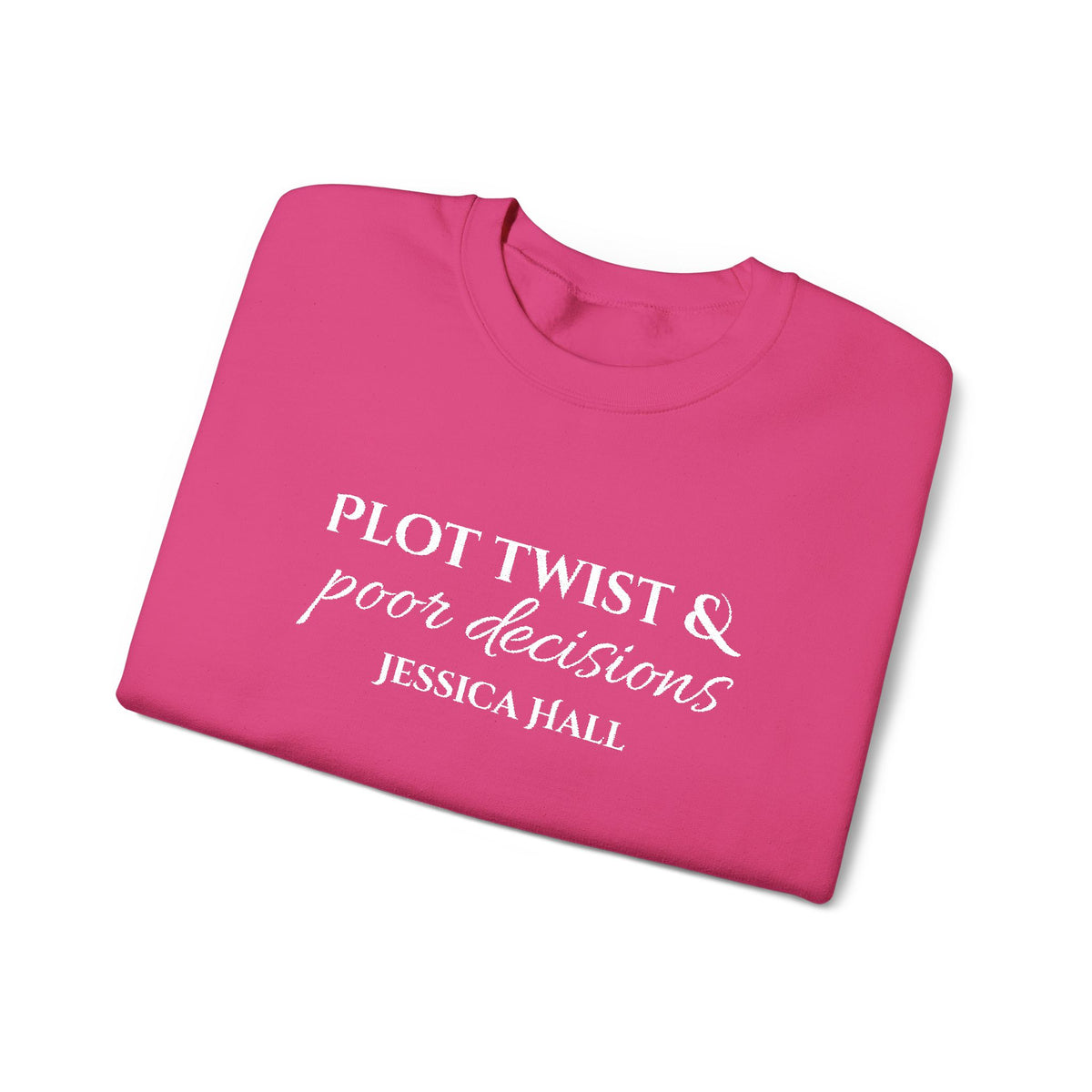 Plot Twist & Poor Decisions sweatshirt | Embroidered Crewneck