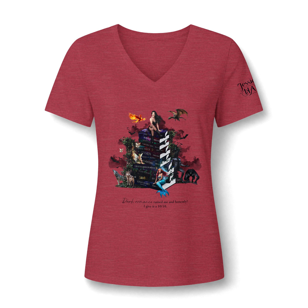 Dark Romance 10/10 V-Neck | Women's Fit Tee