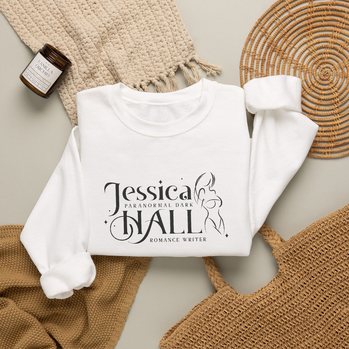 Jessica Hall Sweatshirt | Embroidered Crewneck